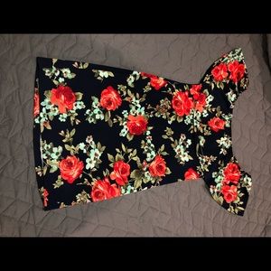 Cute off the shoulder form fitting spring dress